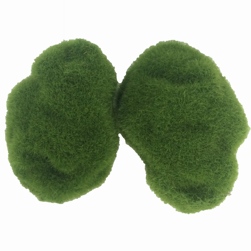 Artificial Moss Rocks 2-count