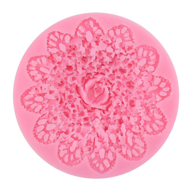 Lace Blossom Fondant Silicone Mold Large