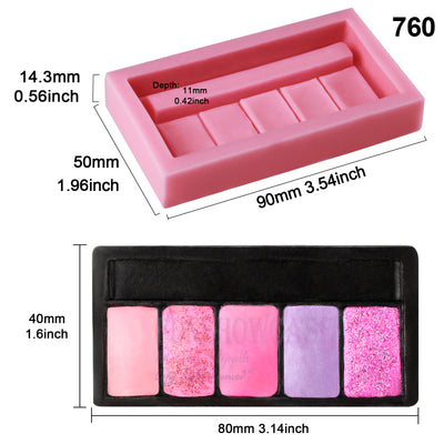 Eye Shadow Palette Silicone Mold