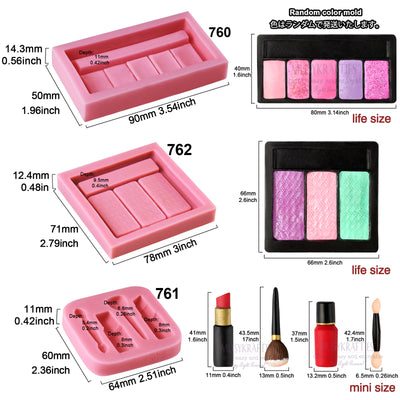 Makeup Tools Silicone Molds Set 4-count