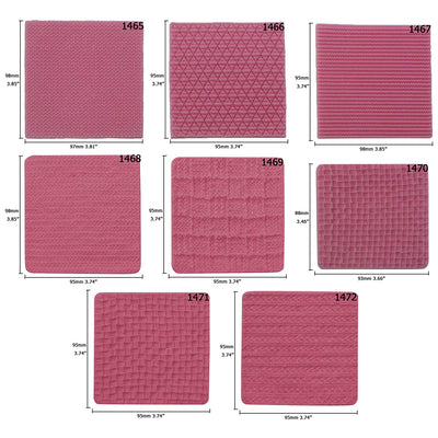 Knitting Texture Silicone Mold Set