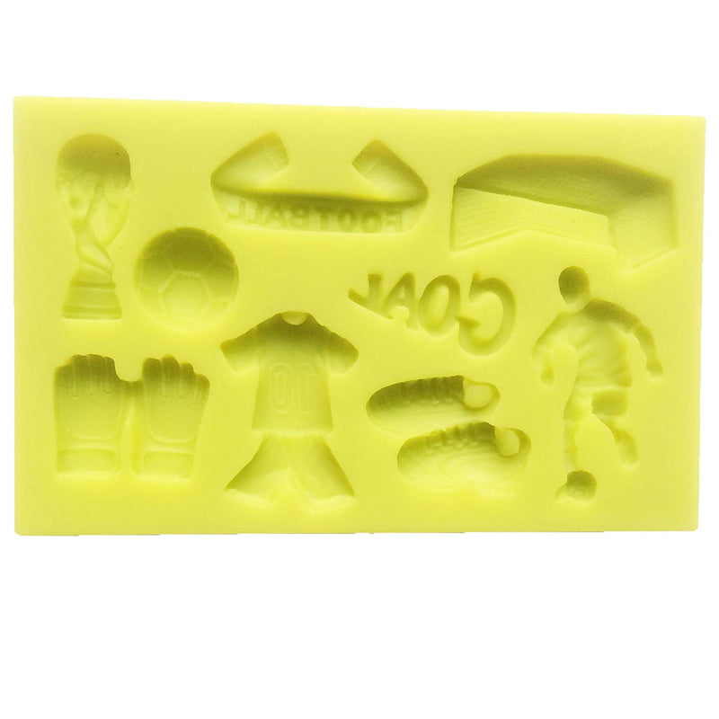 World Cup Football Match Fondant Silicone Mold