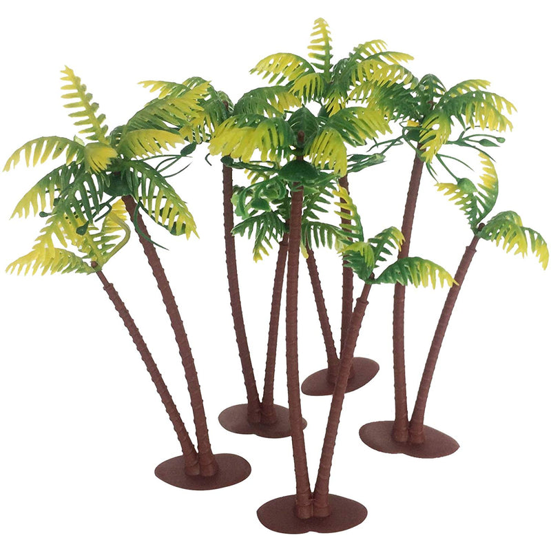 Coconut Palm Trees Set with Base 5.7inch
