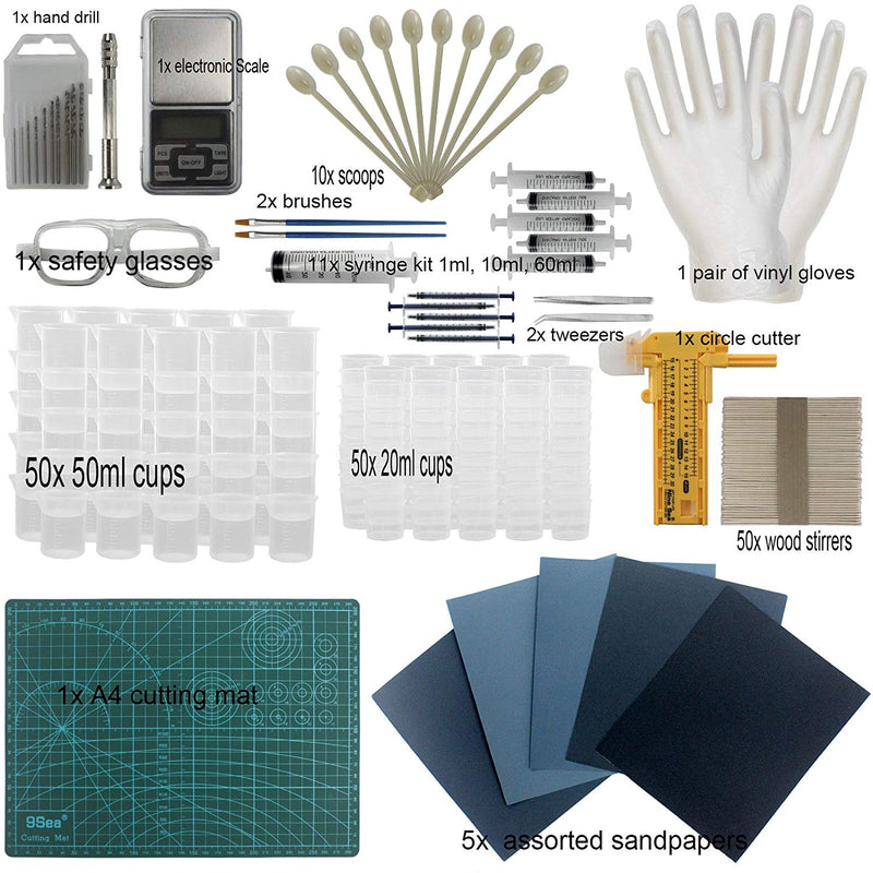 Resin Casting Kit Jewelry Casting Set of 187-piece