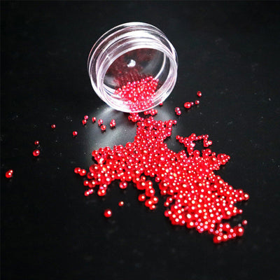 Mini Bubble Beads, Caviar Bead for Nail Art Decoration, Clear Nail Microbead For DIY UV Resin Filling, Nail Caviar Bead, Resin Filler Bubble