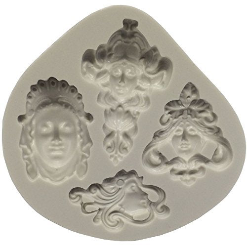 Hindu Deities Faces Fondant Silicone Mold