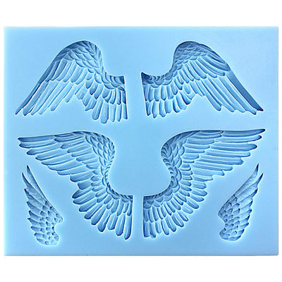 Assorted Angel's Wings Fondant Silicone Mold