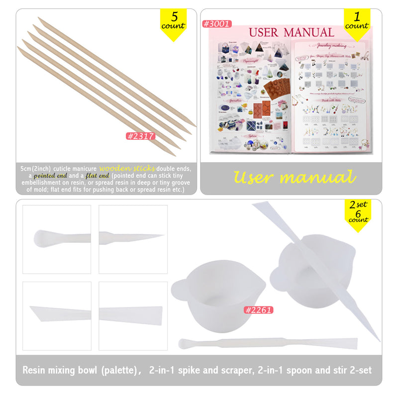 Resin Casting Set 146 Supplies Heat Gun 300 Watt Remove Air Bubble Make Shrink Plastic Jewelry