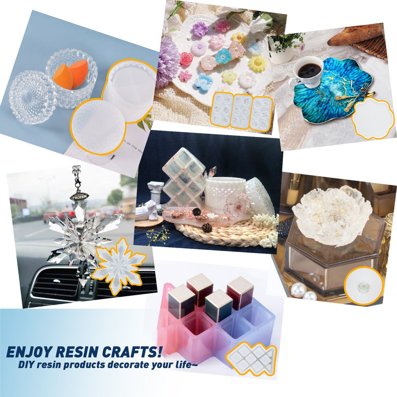 DIY Epoxy Resin Creations Kit with Molds