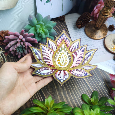 Lotus Flower Coaster Epoxy Resin Silicone Mold