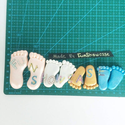 Assorted Baby Feet Mold Set
