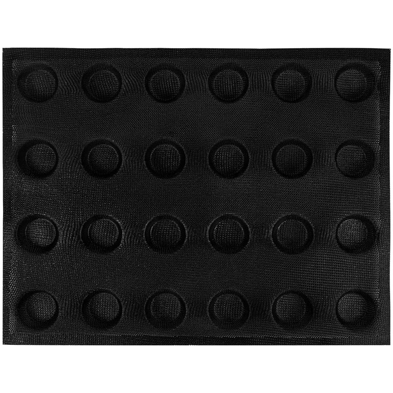 Bread Round Tray Perforated Bakery Silicone Molds 24 Mini Taper Disc Bun Mesh Baking Sheet
