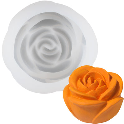 Rose Flower Silicone Mold Heitht 1.33inch