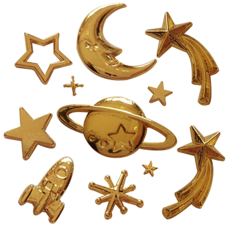 Galaxy Metal Charms 11-count