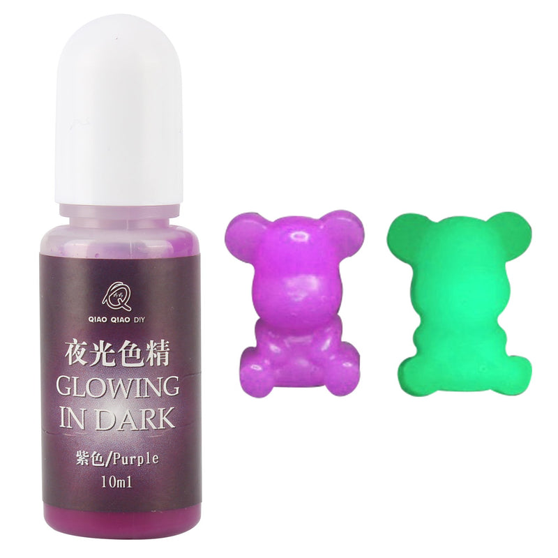 Epoxy Resin Luminous Pigment 10ml Sky Blue|Purple
