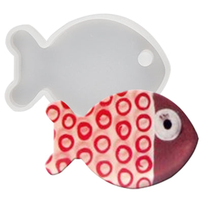 Fish Silicone Resin Tag Mold