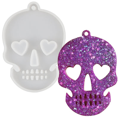 Skull Tag Silicone Resin Mold