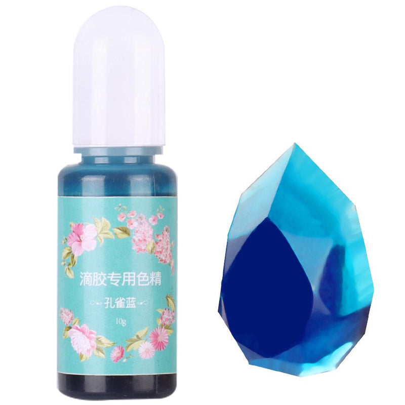 Epoxy Resin Pigment Liquid Colorant 10g 10ml 0.35oz, Deep Sky Blue