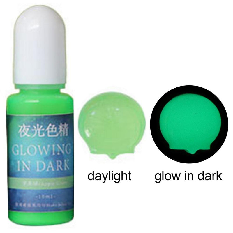 Luminous Epoxy Resin Liquid Pigment 10g 10ml 0.35oz, Apple Green