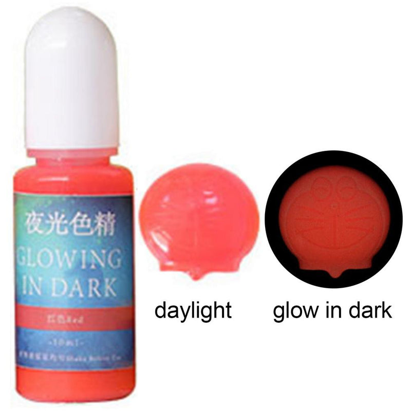 Luminous Epoxy Resin Liquid Pigment 10g 10ml 0.35oz, Red