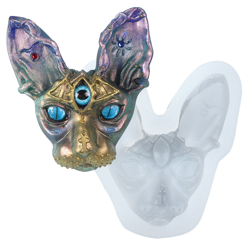 Clairvoyant Kitty Resin Silicone Mold