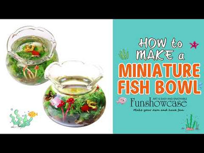 Clear Glass Fish Bowl Mini 1x0.9inch