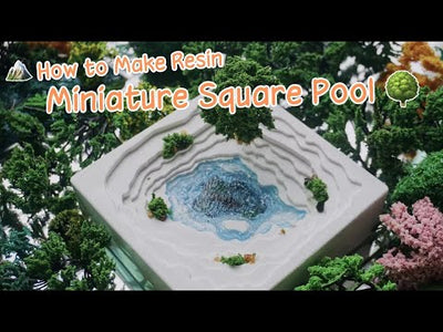Terraced Flower Pot Silicone Mold Square
