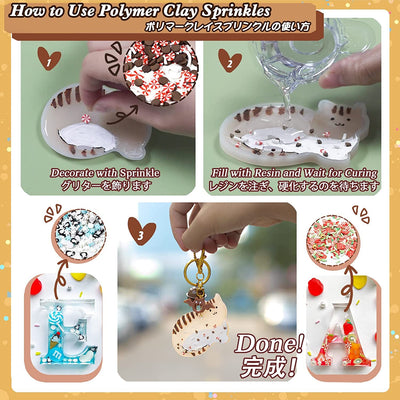Polymer Clay Sprinkles for Fake Dessert Pack of 20g