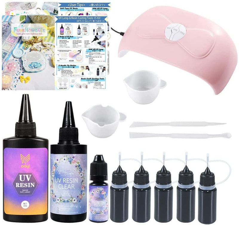 UV Resin Jewelry Making Starters Supplies Kit