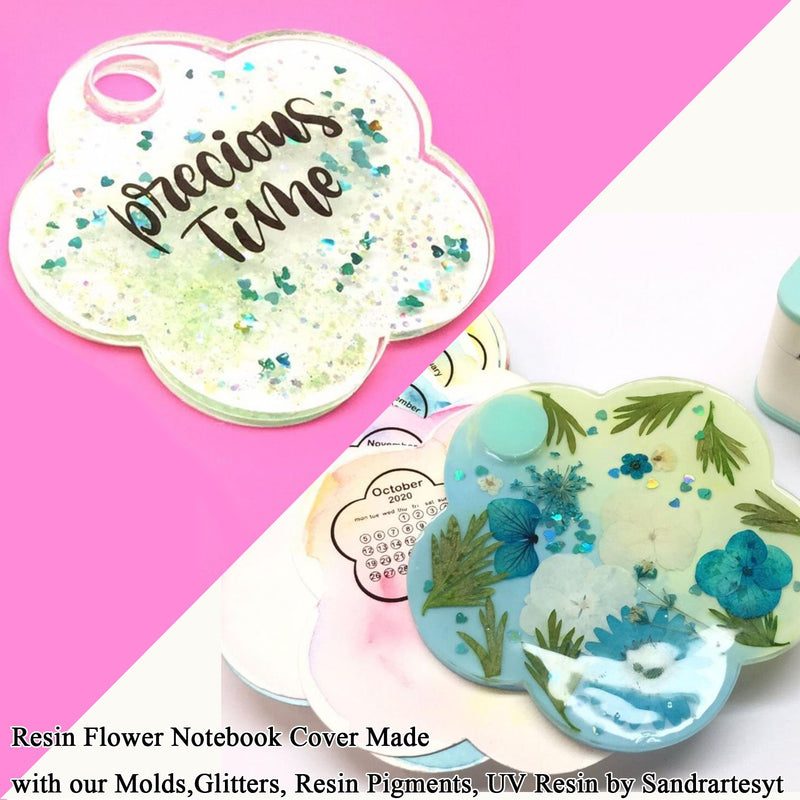 Rotatable Storage Box Flower Resin Silicone Molds