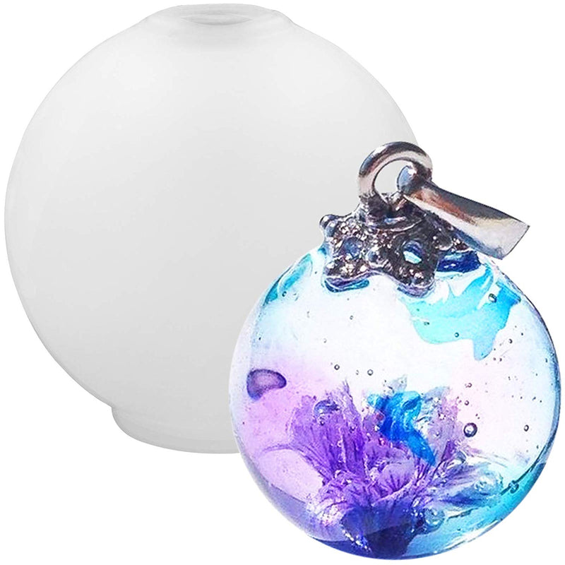 Sphere Pendant Resin Mold 1inch Easy Unmold Version